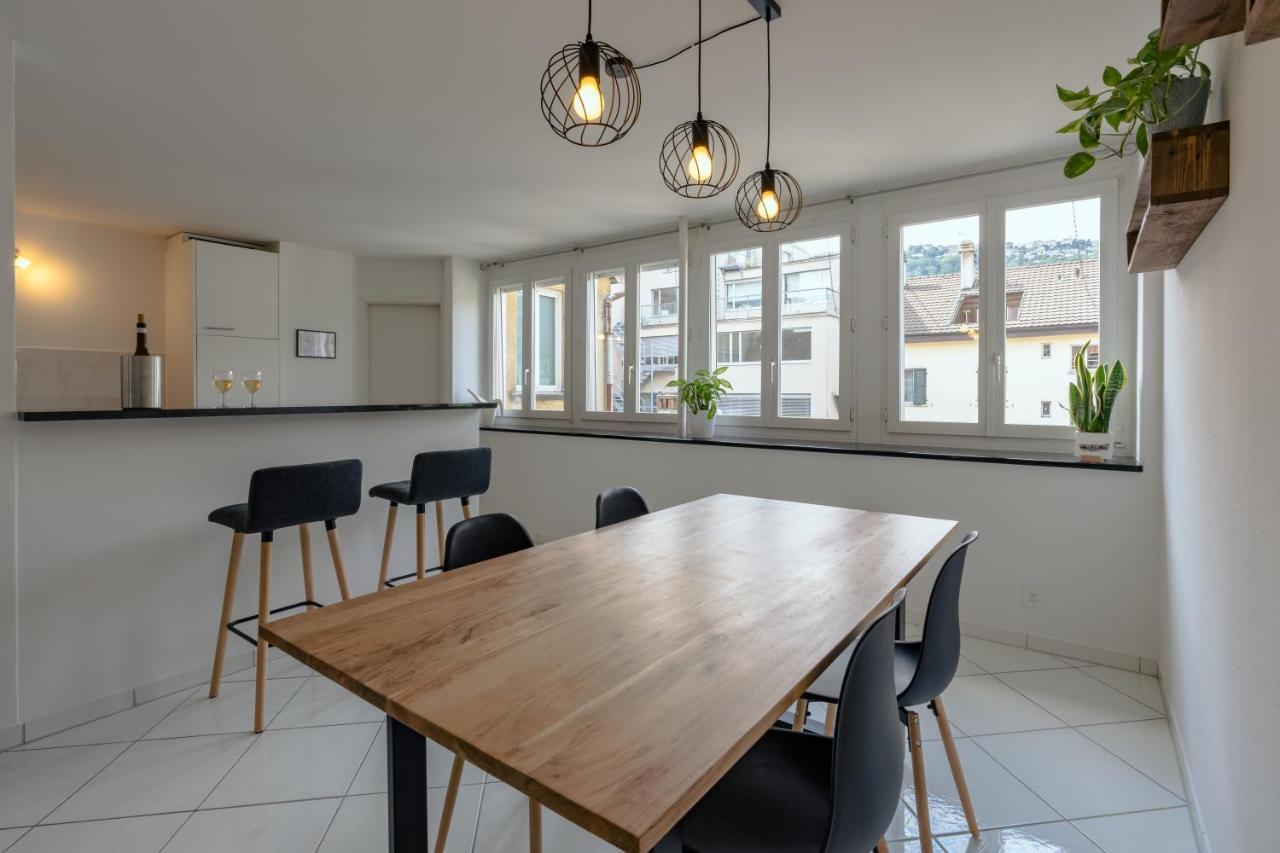 Apartment In The City Center With Free Parking Bienne Extérieur photo